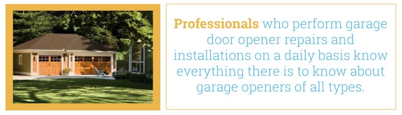 professional garage door opener repair