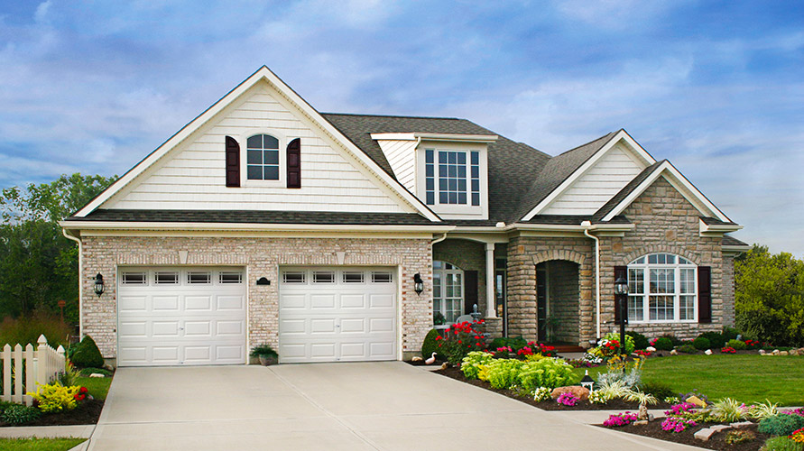 Residential garage doors