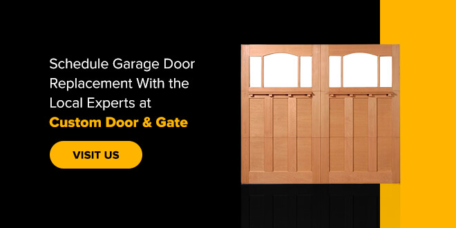 schedule a garage door replacement