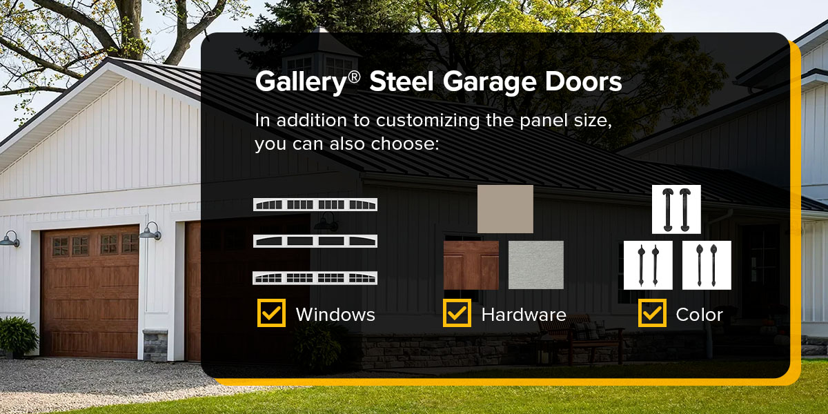 Gallery® Steel Garage Doors