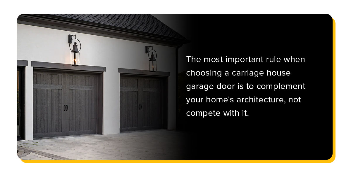 Matching the Carriage Style to Your Raleigh Home